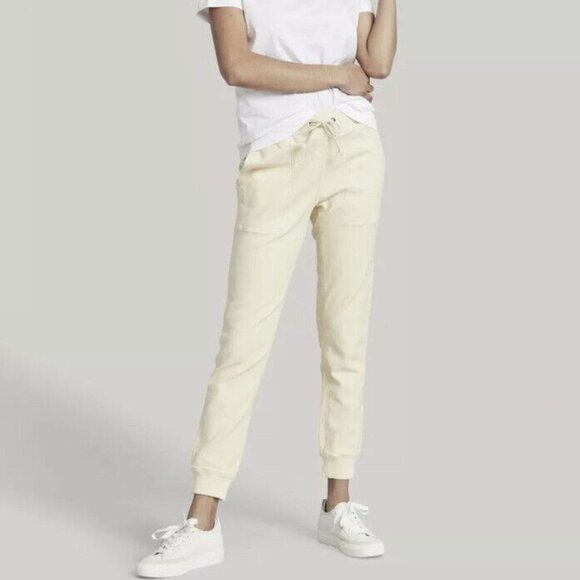 New! Faherty Reset Day Jogger Pant Birch Cream nwot 18763 - Picture 1 of 14